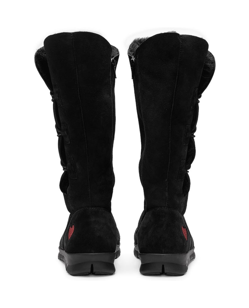 VITAFORM-Veloursleder-&-Doubleface-Stiefel-schwarz