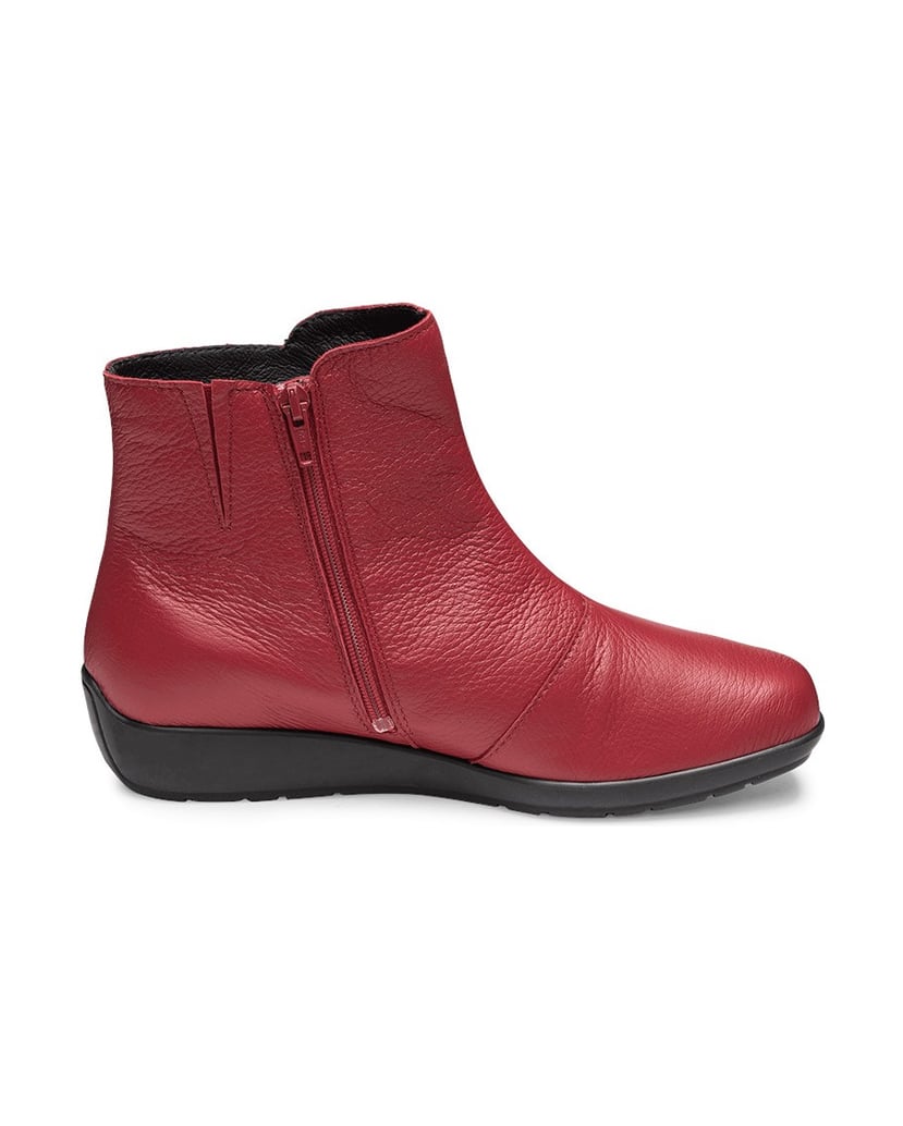 VITAFORM-Hirschleder-Stiefeletten-bordeaux