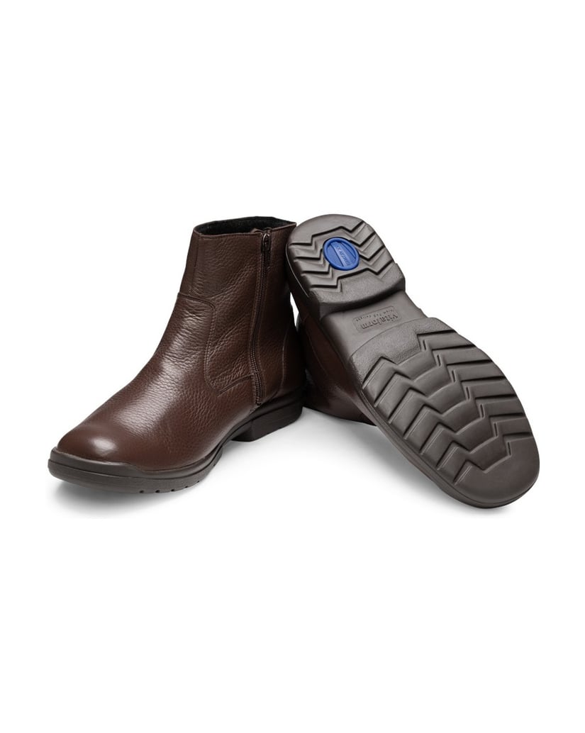 VITAFORM-Hirschleder-Stiefeletten-braun