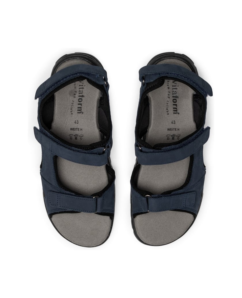 VITAFORM-Softnubuk-Sandalen-navy