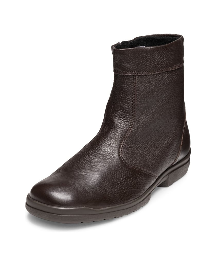 VITAFORM-Hirschleder-Stiefeletten-dunkelbraun