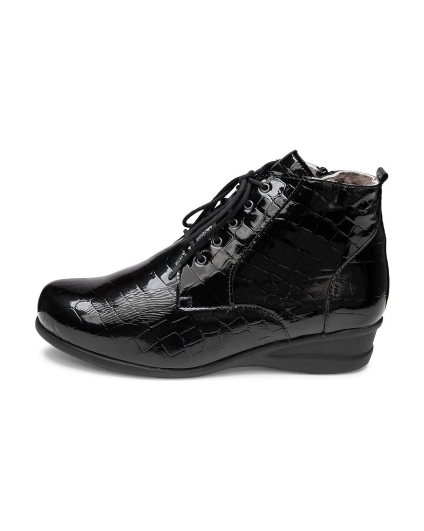 VITAFORM-Echt-Leder-&-vitaform-Stretch-Stiefeletten-schwarz
