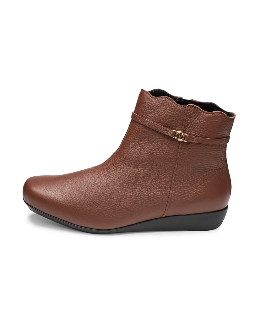 VITAFORM-Hirschleder-Stiefeletten-braun