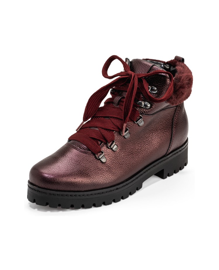 VITAFORM-Softnappaleder-Stiefeletten-bordeaux