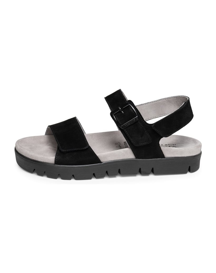 VITAFORM-Samtziegenleder-Sandalen-schwarz