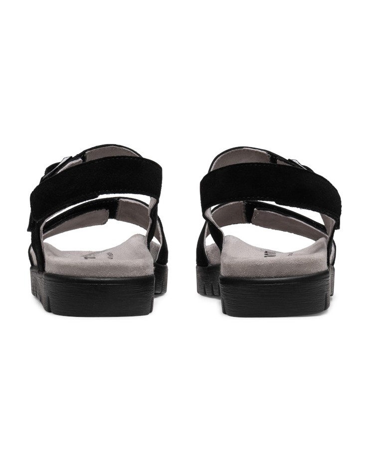 VITAFORM-Samtziegenleder-Sandalen-schwarz
