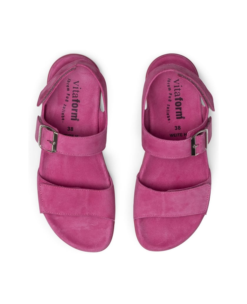 VITAFORM-Samtziegenleder-Sandalen-schwarz