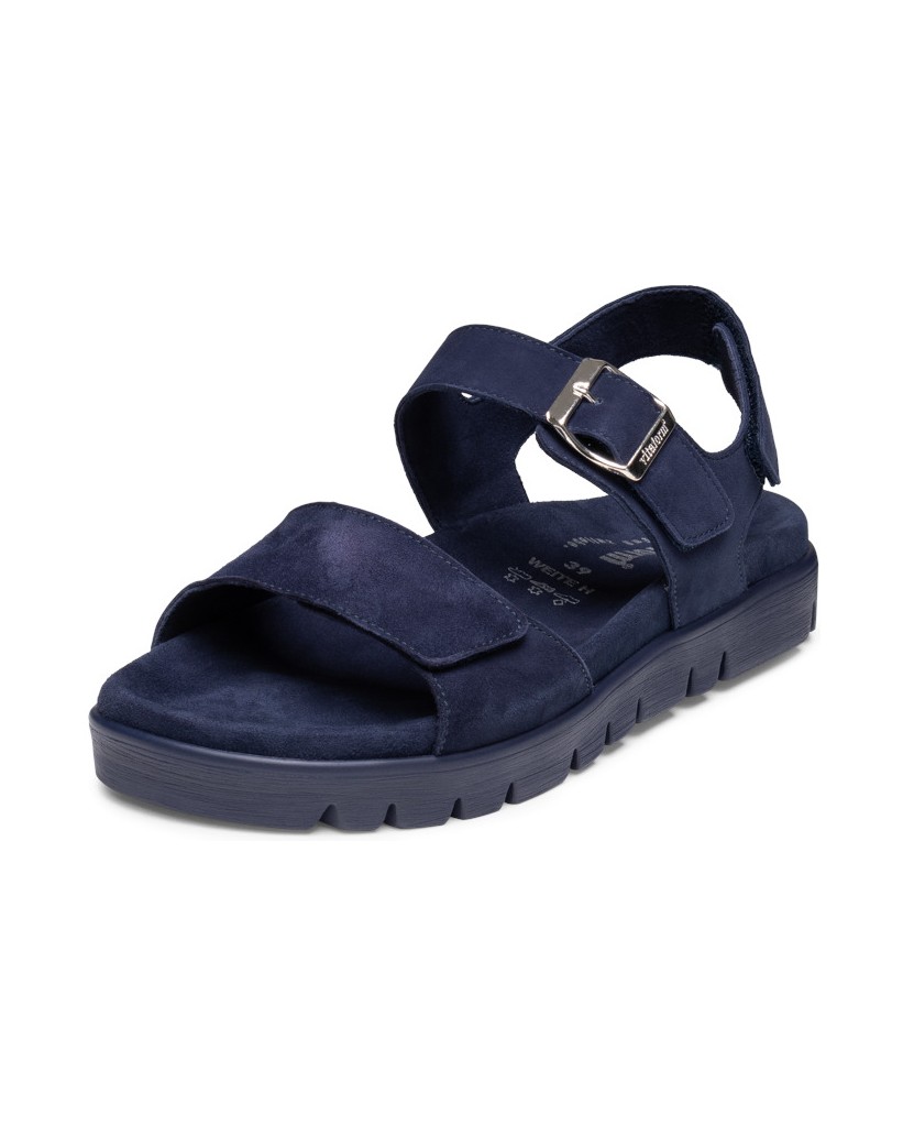 VITAFORM-Samtziegenleder-Sandalen-schwarz