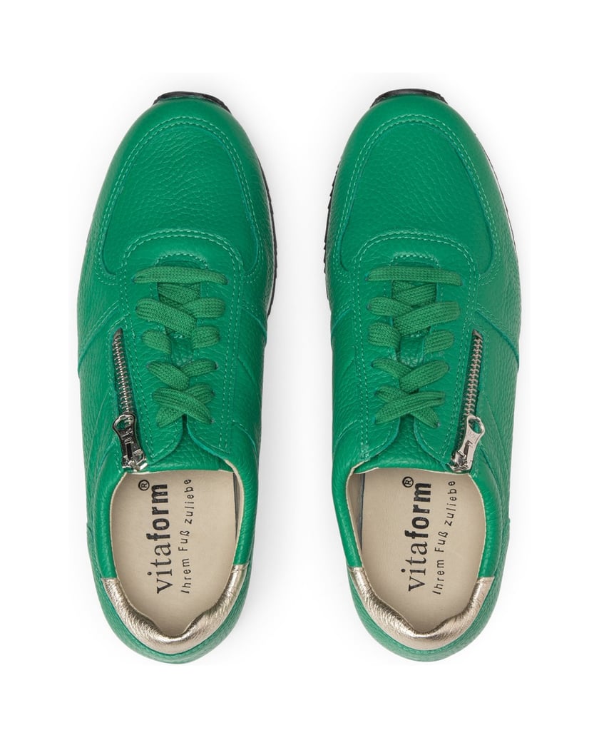 VITAFORM-Hirschleder-Sneaker-schwarz