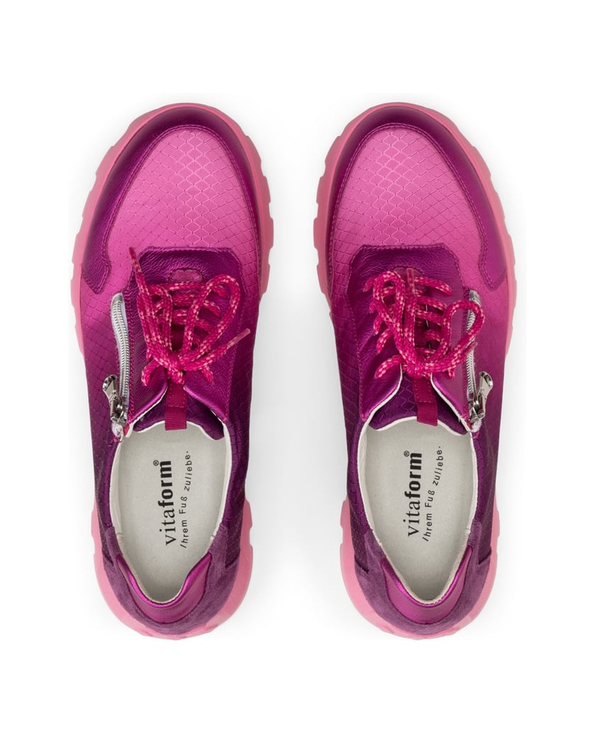 VITAFORM-Echt-Leder-&-Textil-Sneaker-pink