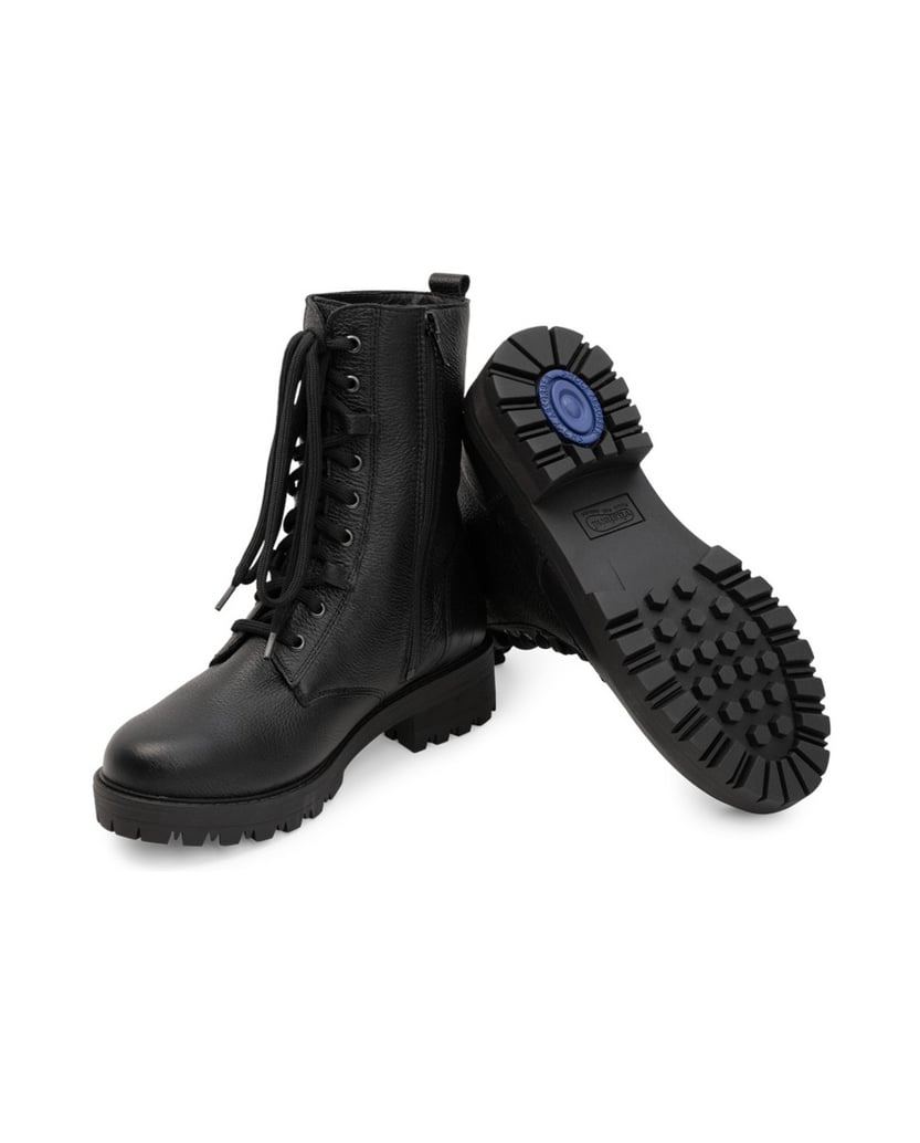 VITAFORM-Hirschleder-Stiefeletten-schwarz