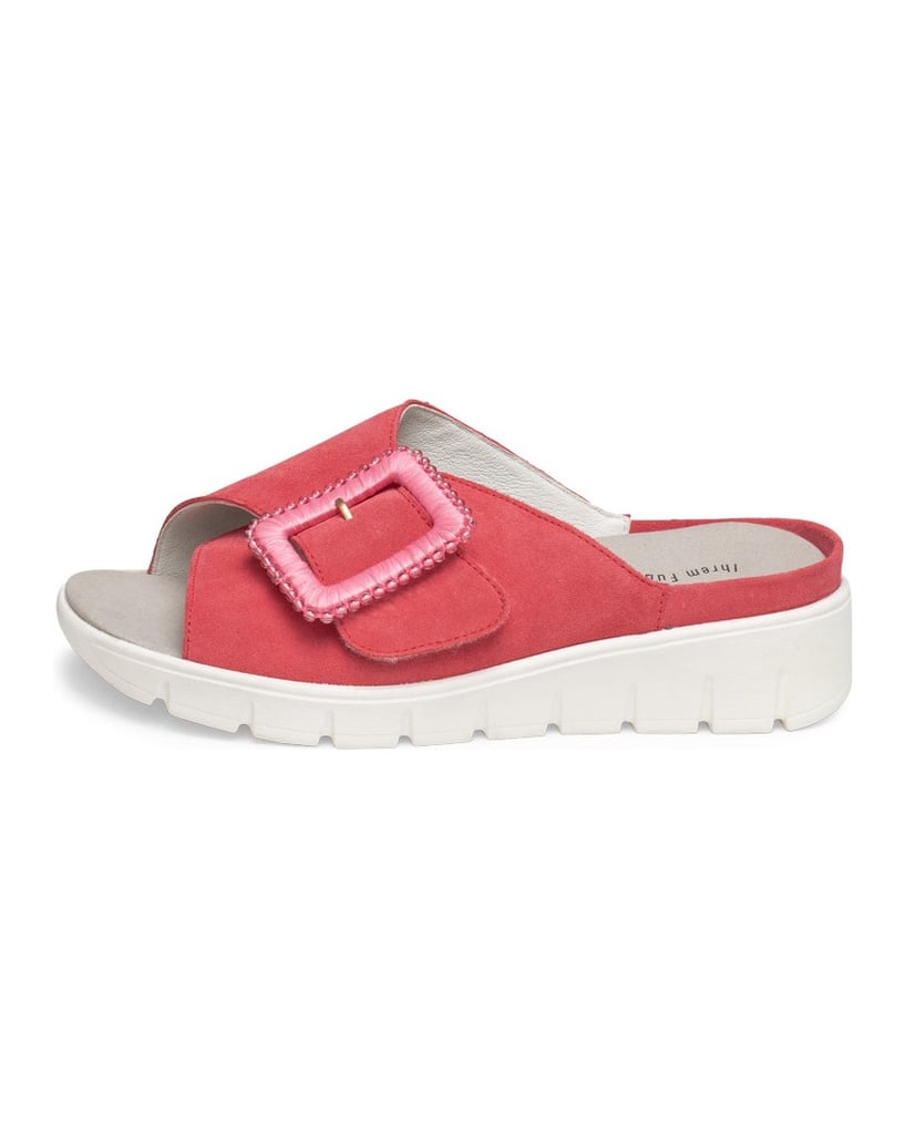 VITAFORM-Veloursleder-Pantoletten-pink