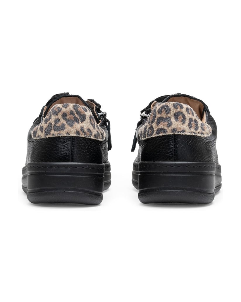 VITAFORM-Hirschleder-Sneaker-schwarz