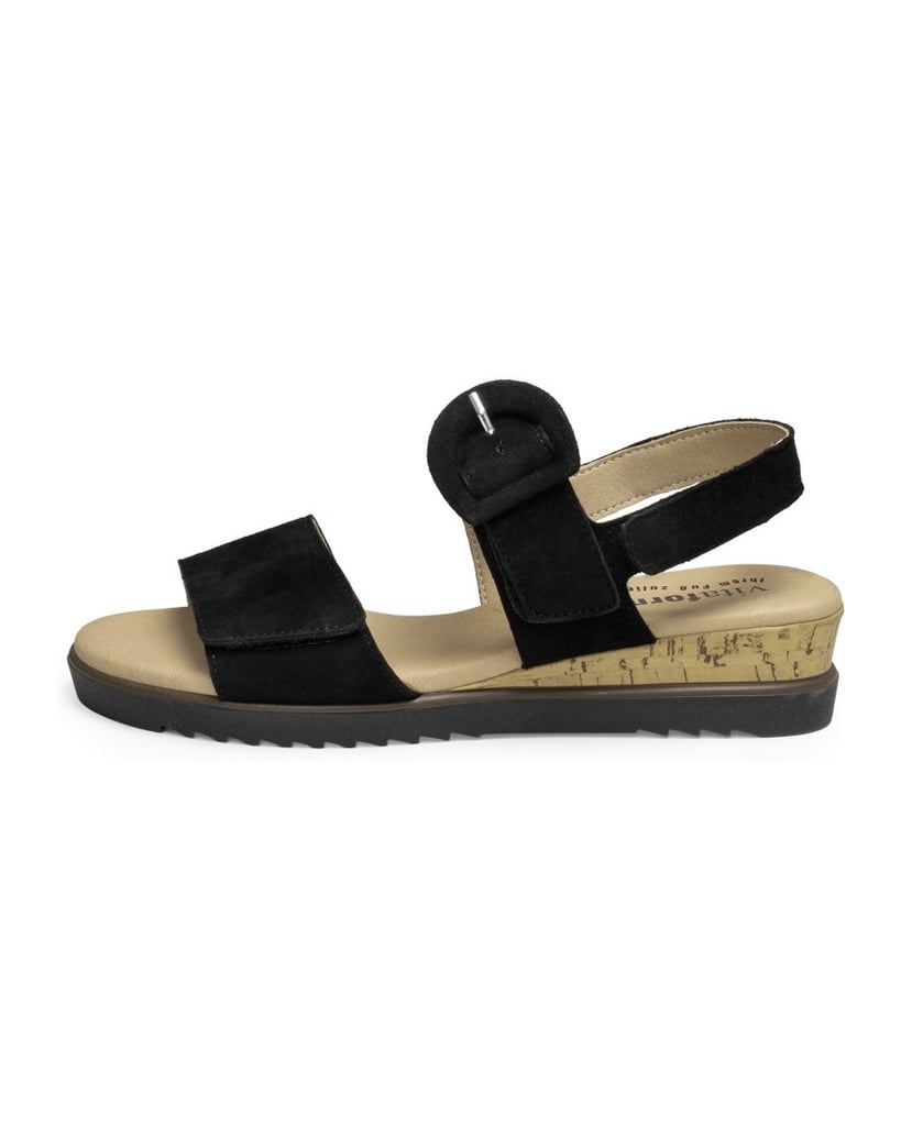 VITAFORM-Echt-Leder-Sandaletten-schwarz