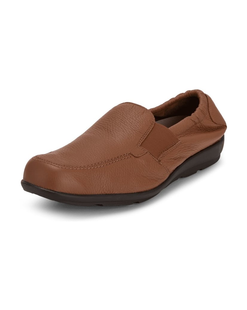 VITAFORM-Hirschleder-Slipper-cognac
