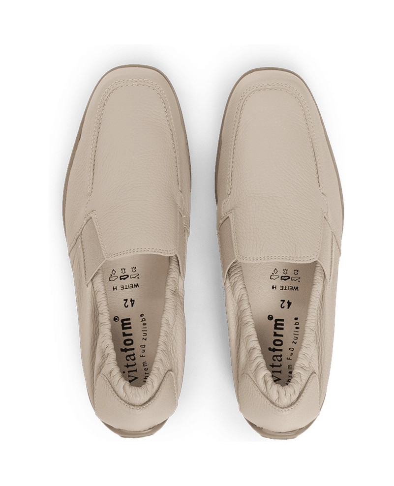 VITAFORM-Hirschleder-Slipper-cognac