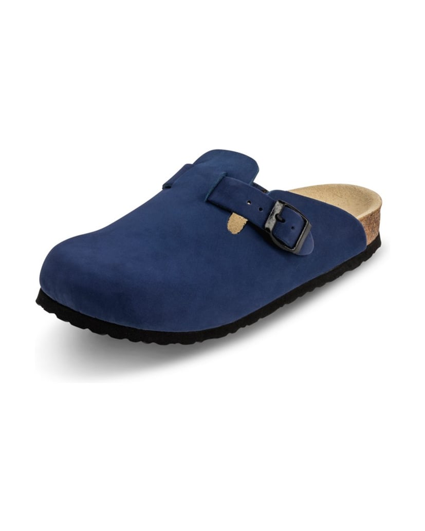 VITAFORM-Nubukleder-Clogs-blau