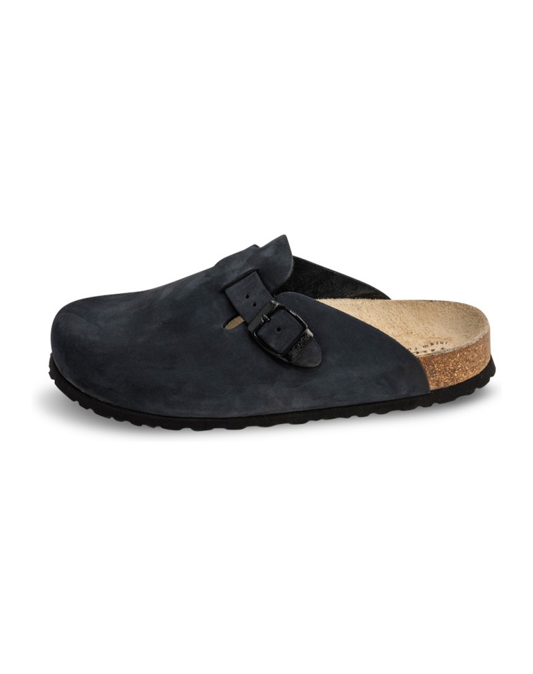 VITAFORM-Nubukleder-Clogs-blau