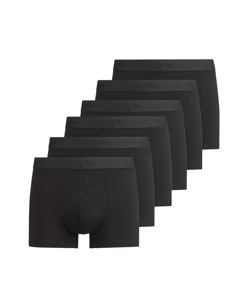 OLYMP-Herren-Boxershort-6er-Pack-SET-Unipack-(6er-Pack)-schwarz