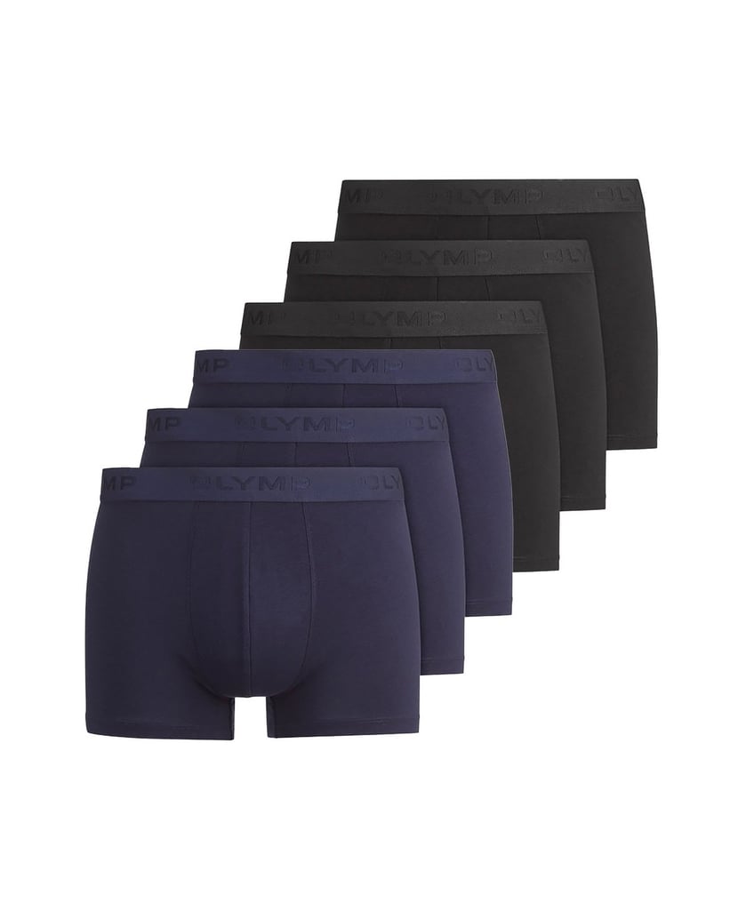 OLYMP-Herren-Boxershort-6er-Pack-SET-Unipack-(6er-Pack)-schwarz