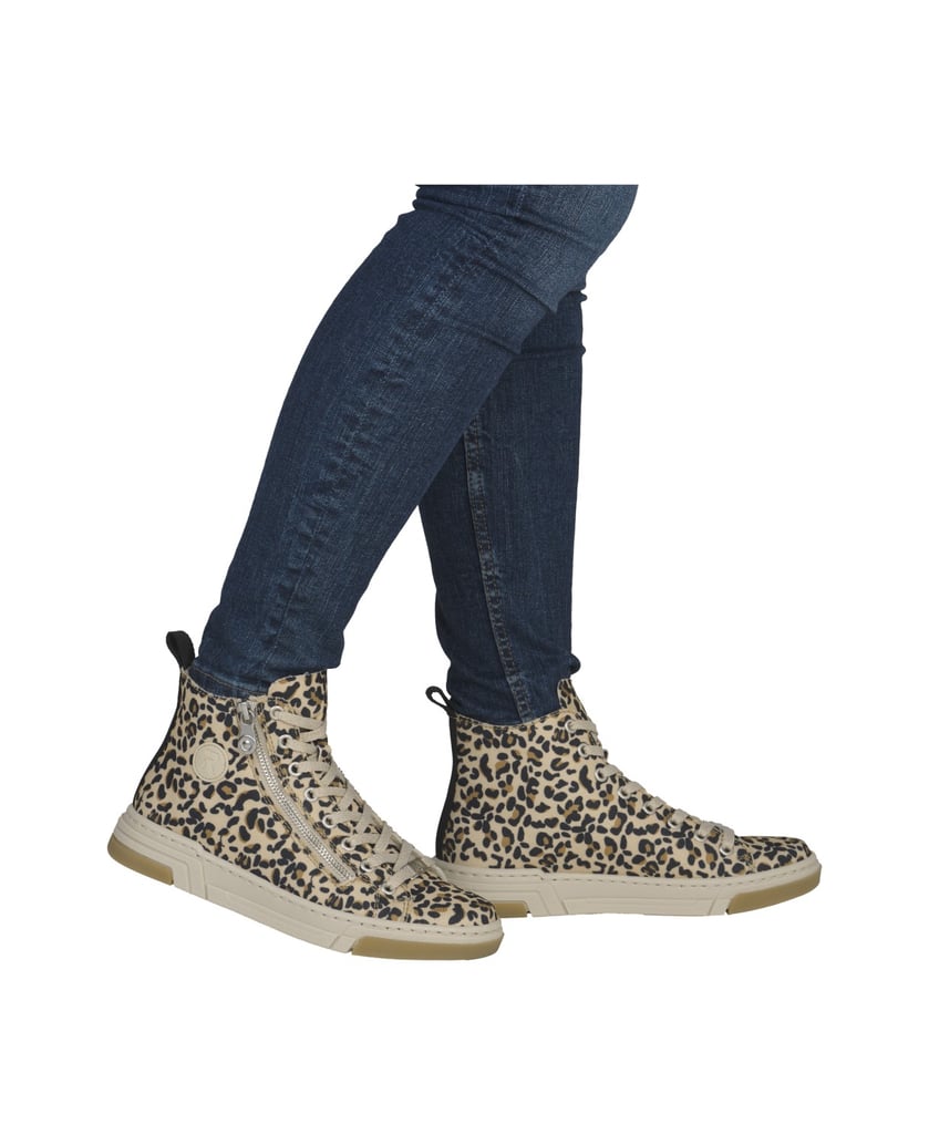 Rieker-Sneaker-High-N3903-Animalprint