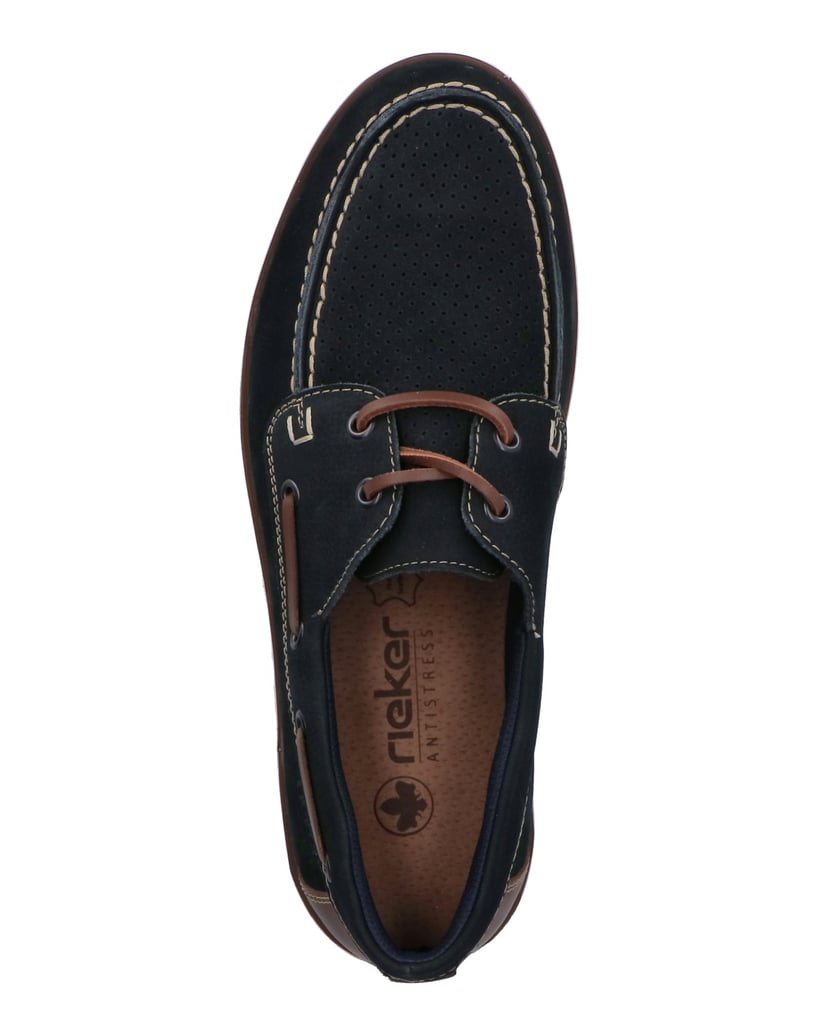 Rieker-Schnürschuhe-B2345-blau