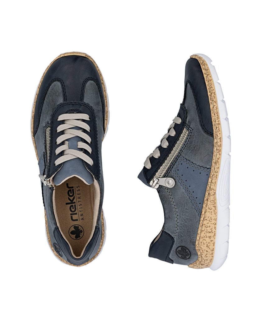 Rieker-Schnürschuhe-N4221-blau