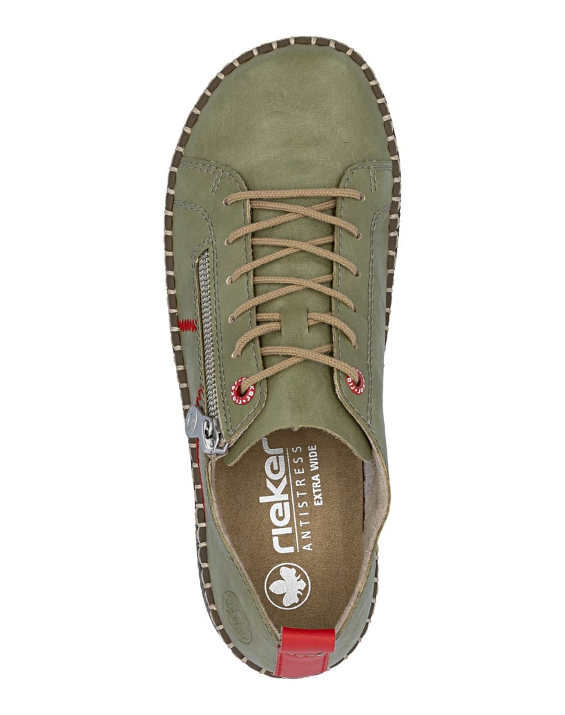 Rieker-Schnürschuhe-N2401-grün
