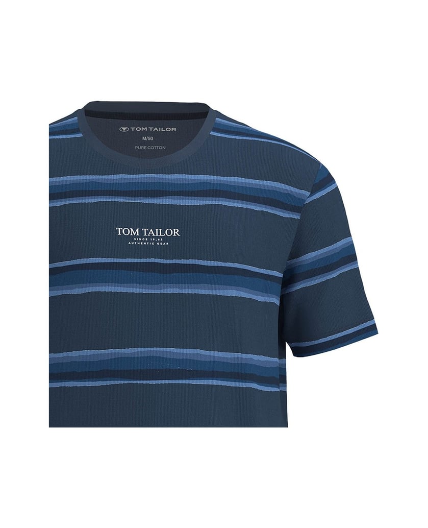 Tom-Tailor-Herren-Pyjama-Shorty-Rundhals