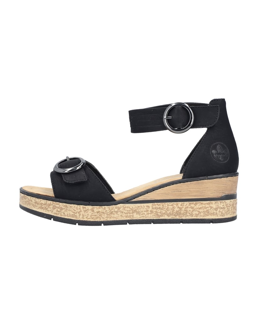 Rieker-Keilsandaletten-63780-schwarz
