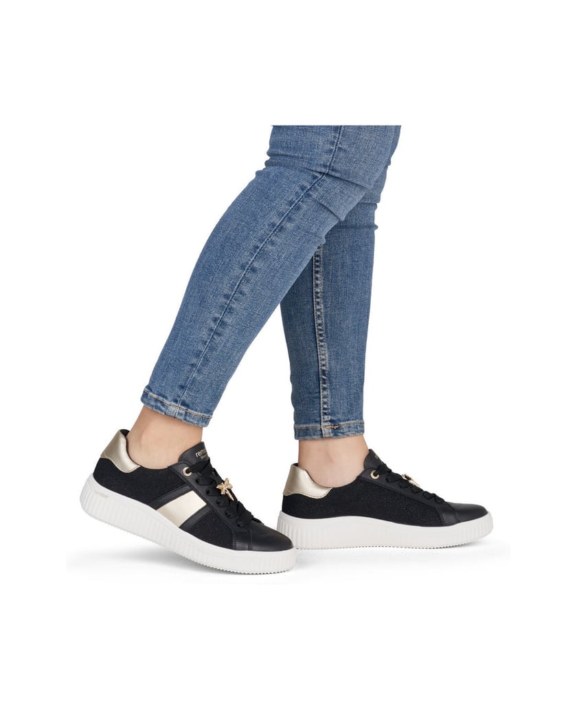 Remonte-Schnürschuhe-D3E01-schwarz