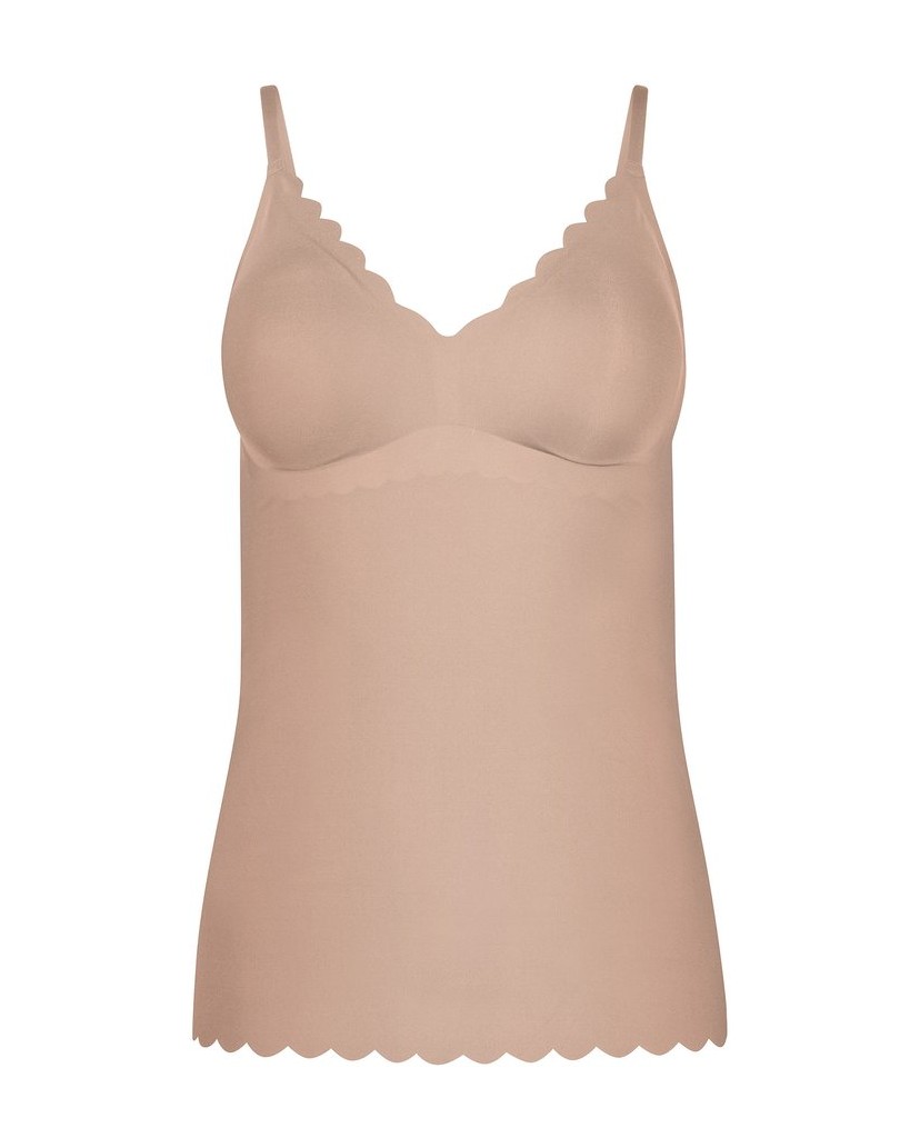 Skiny-Damen-Unterhemd-1er-Pack-Da.-Spaghettishirt-herausn.-Pads-Sensation-beige