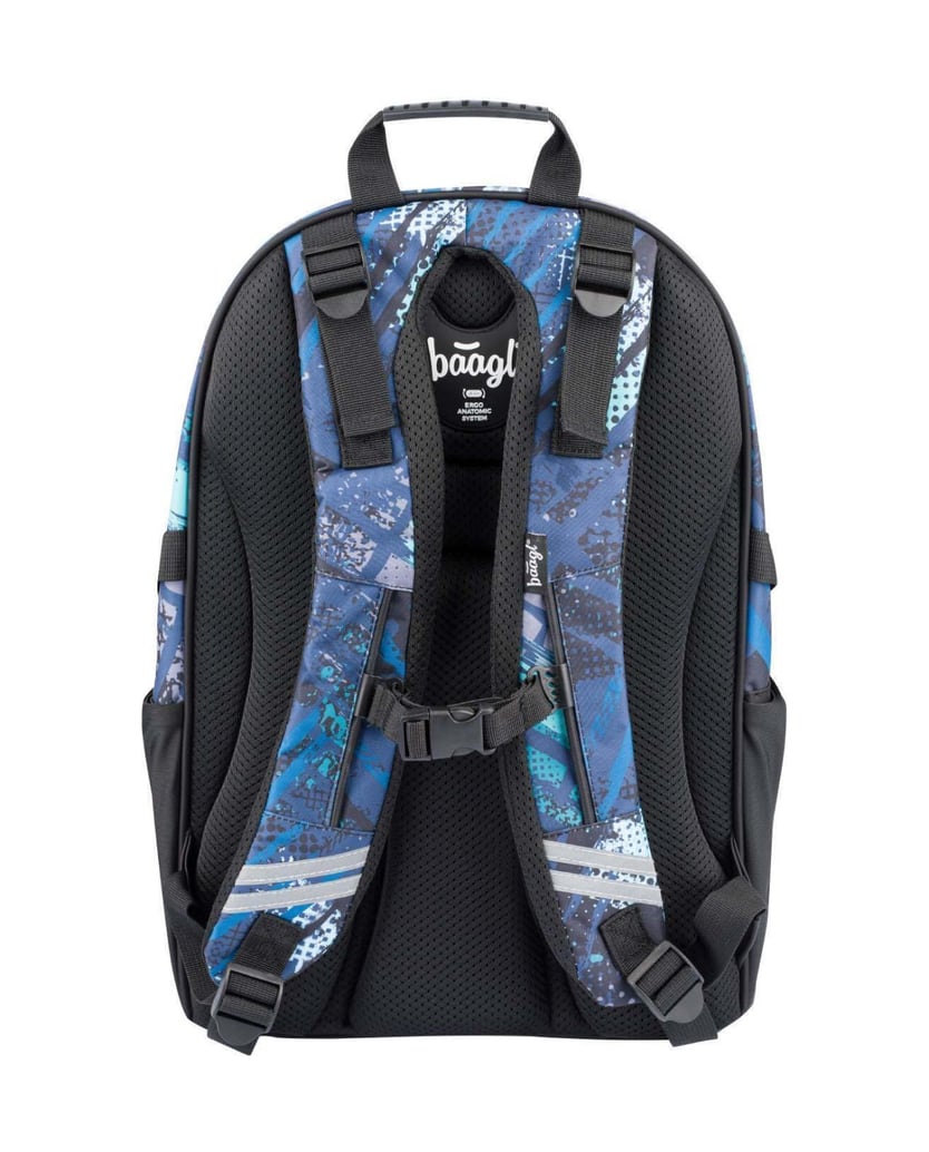 Baagl-Skate-Structures-Rucksack-Set-3tlg-blau
