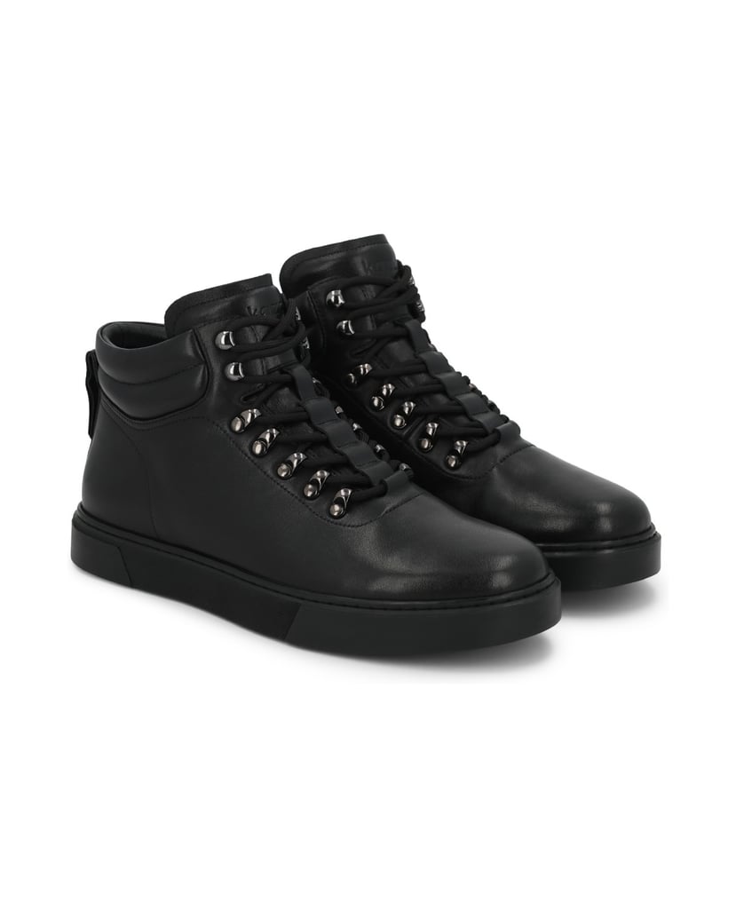 Kazar-Black-lace-up-sneakers-for-men-černá