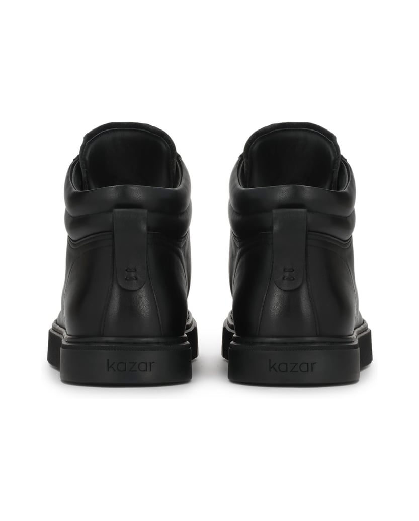 Kazar-Black-lace-up-sneakers-for-men-černá