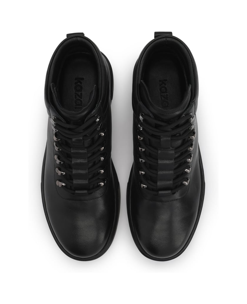 Kazar-Black-lace-up-sneakers-for-men-černá