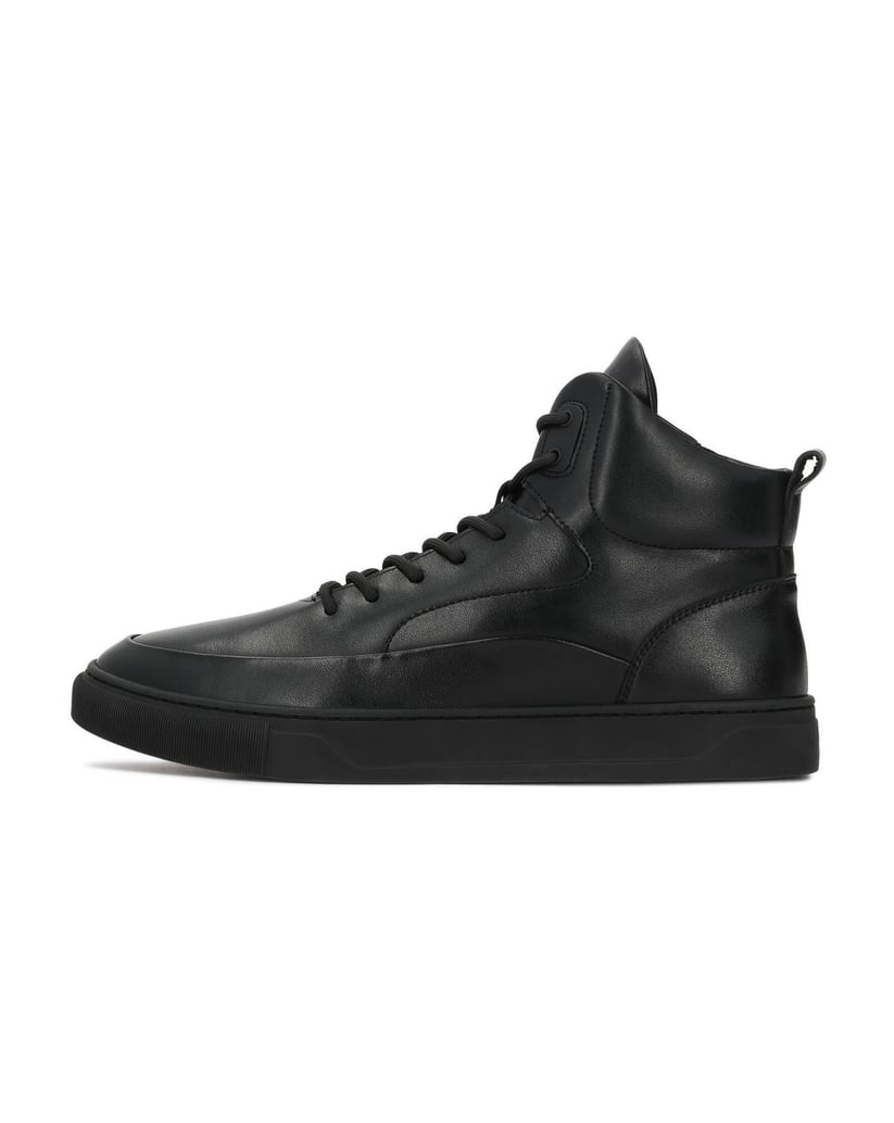 Kazar-Black-sneakers-with-zipper-and-lacing-čierna