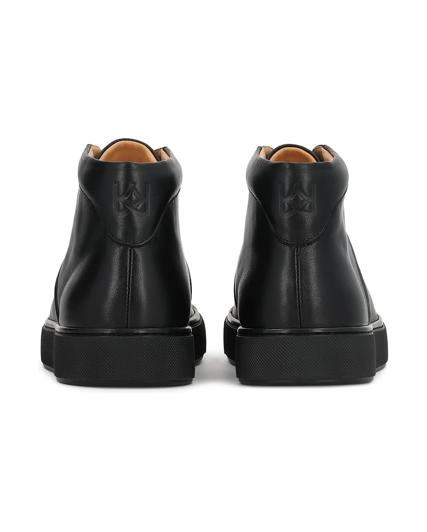 Kazar-Black-high-top-sneakers-čierna