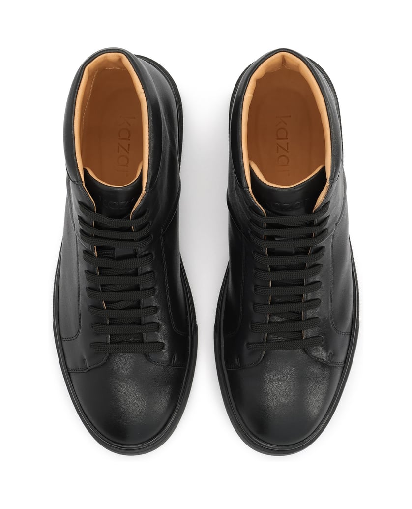 Kazar-Black-high-top-sneakers-čierna