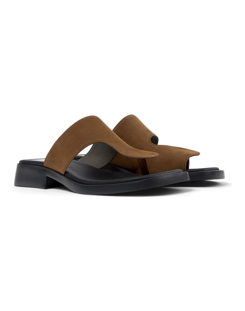 Camper-Sandalen-Dana-Twins-mittelbraun