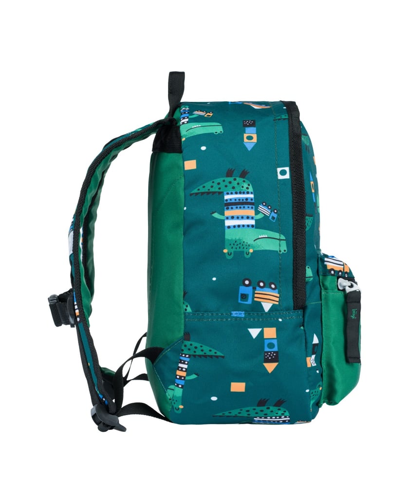 Baagl-Kindergartenrucksack-Krokodil-grün