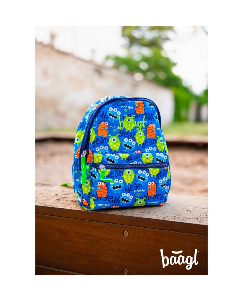 Baagl-Kindergartenrucksack-Monsters-blau