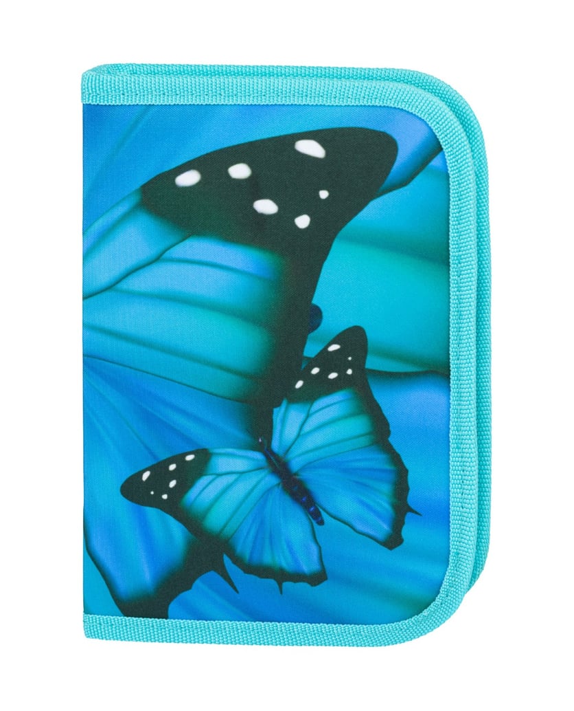 Baagl-Federmäppchen-1-Fach-Butterfly-blau
