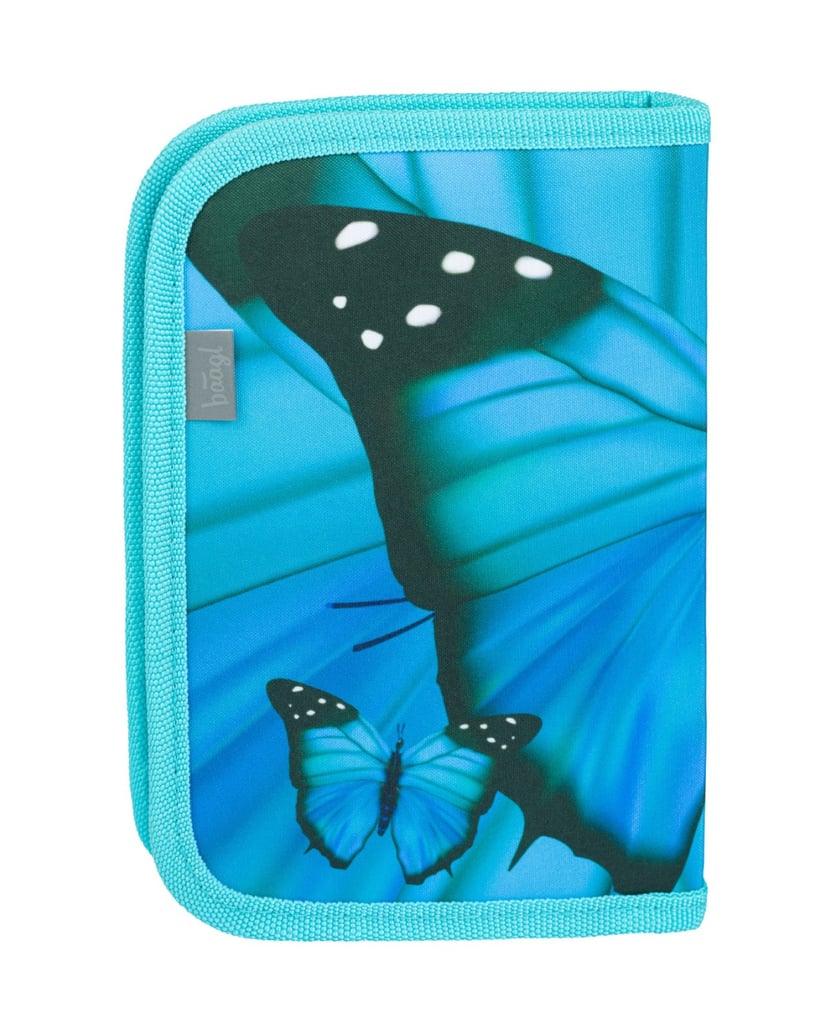 Baagl-Federmäppchen-1-Fach-Butterfly-blau