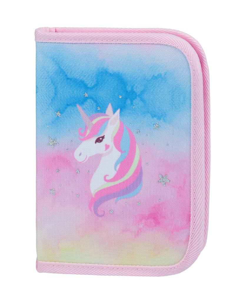 Baagl-Federmäppchen-1-Fach-Rainbow-Unicorn-rosa