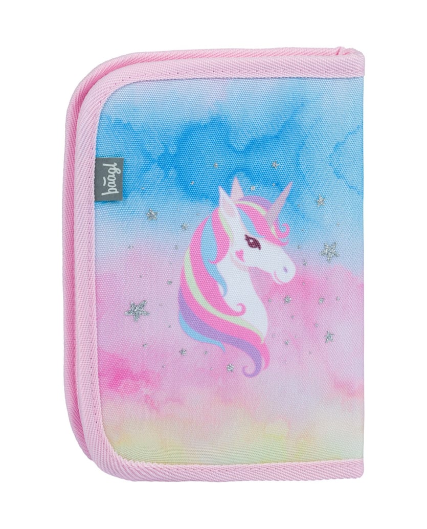 Baagl-Federmäppchen-1-Fach-Rainbow-Unicorn-rosa