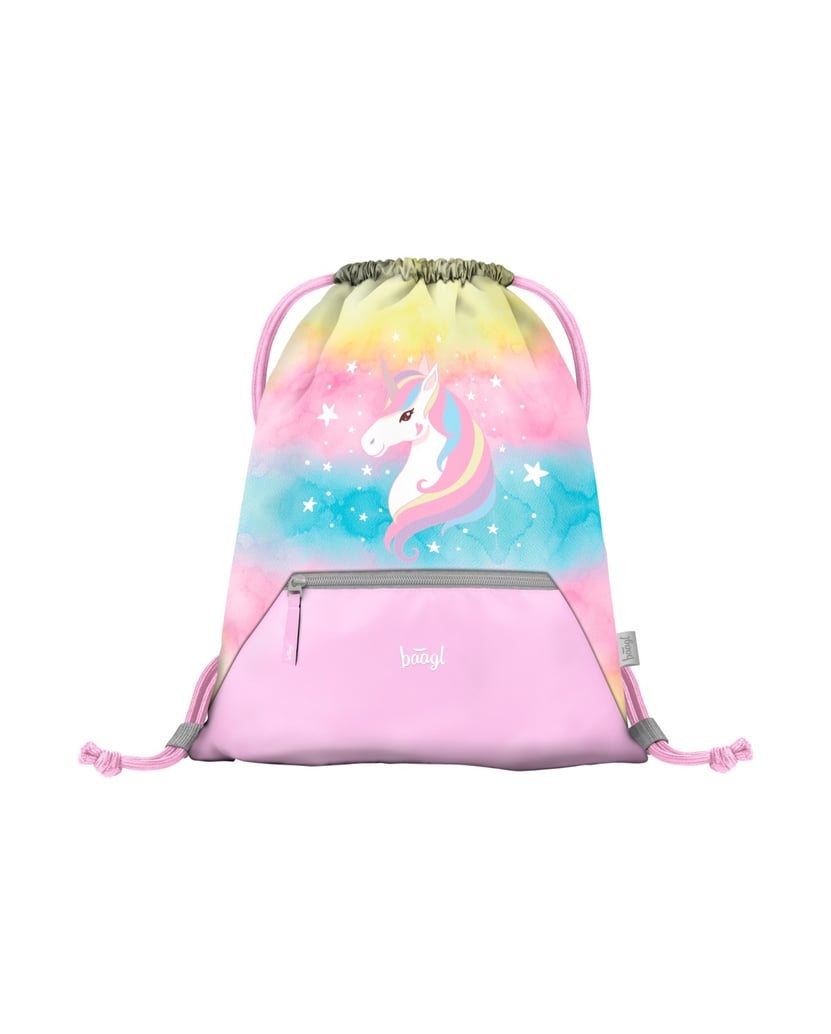 Baagl-Turnbeutel-mit-Tasche-Rainbow-Unicorn-rosa