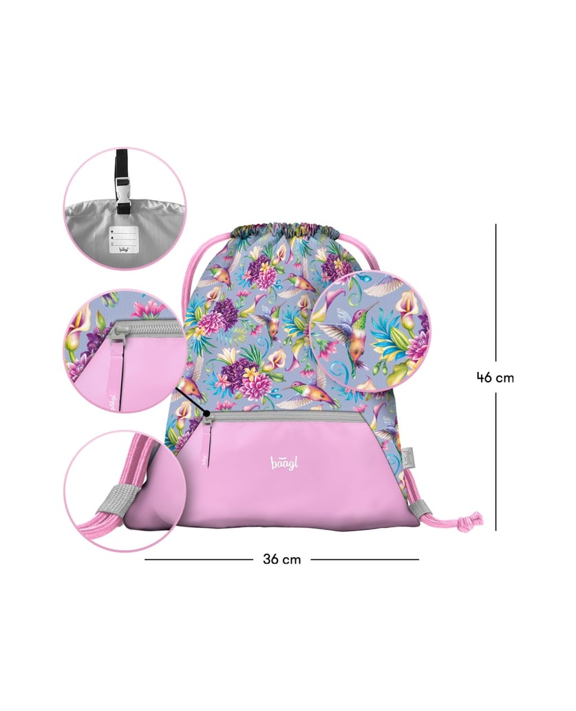 Baagl-Turnbeutel-mit-Tasche-Kolibri-lila