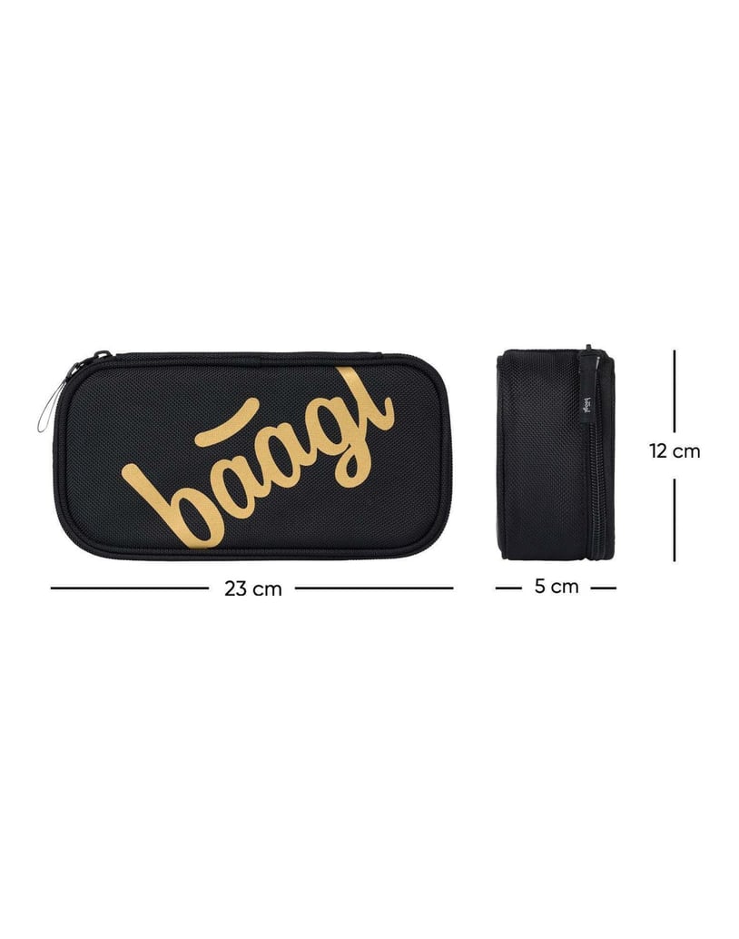 Baagl-Federmäppchen-Etui-Skate-Gold-schwarz