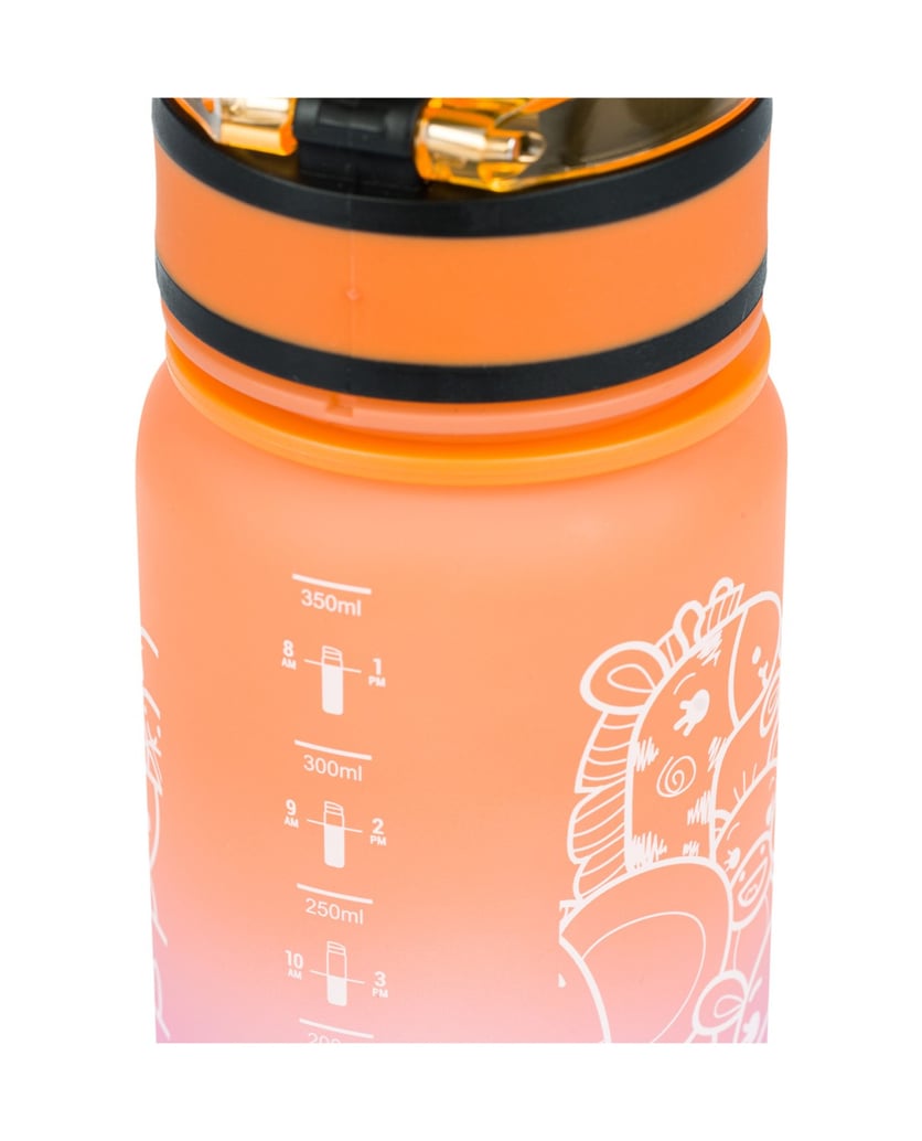 Baagl-Tritan-Trinkflasche-Tiere,-350-ml-orange